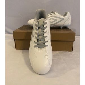 UMBRO TOCCO II LEAGUE FG SOCCER CLEAT US SZ 10.5 UK SZ 9.5 WHITE CHROME